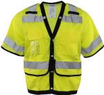 Class 3 Polyester SAFETY Vest with Snaps